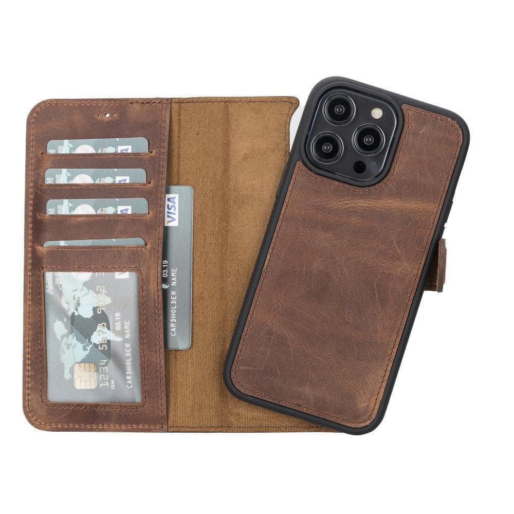 Casper iPhone 12 Series Detachable Leather Wallet Case